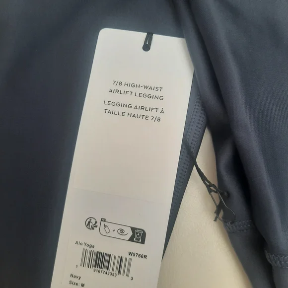 Alo 7/8 High-Waist Airlift Leggings - Picture 5 of 6